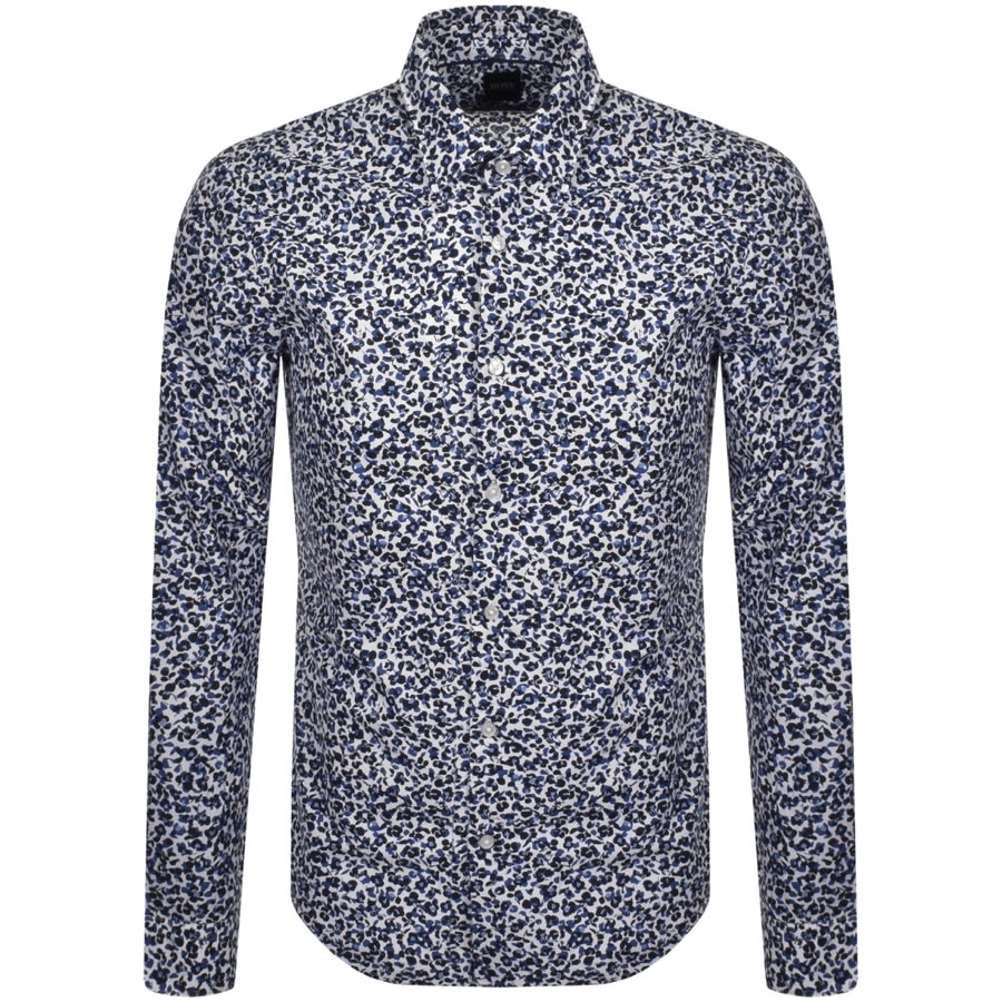 Alternative Image for ProductBOSS Lukas Long Sleeved Shirt Blue1